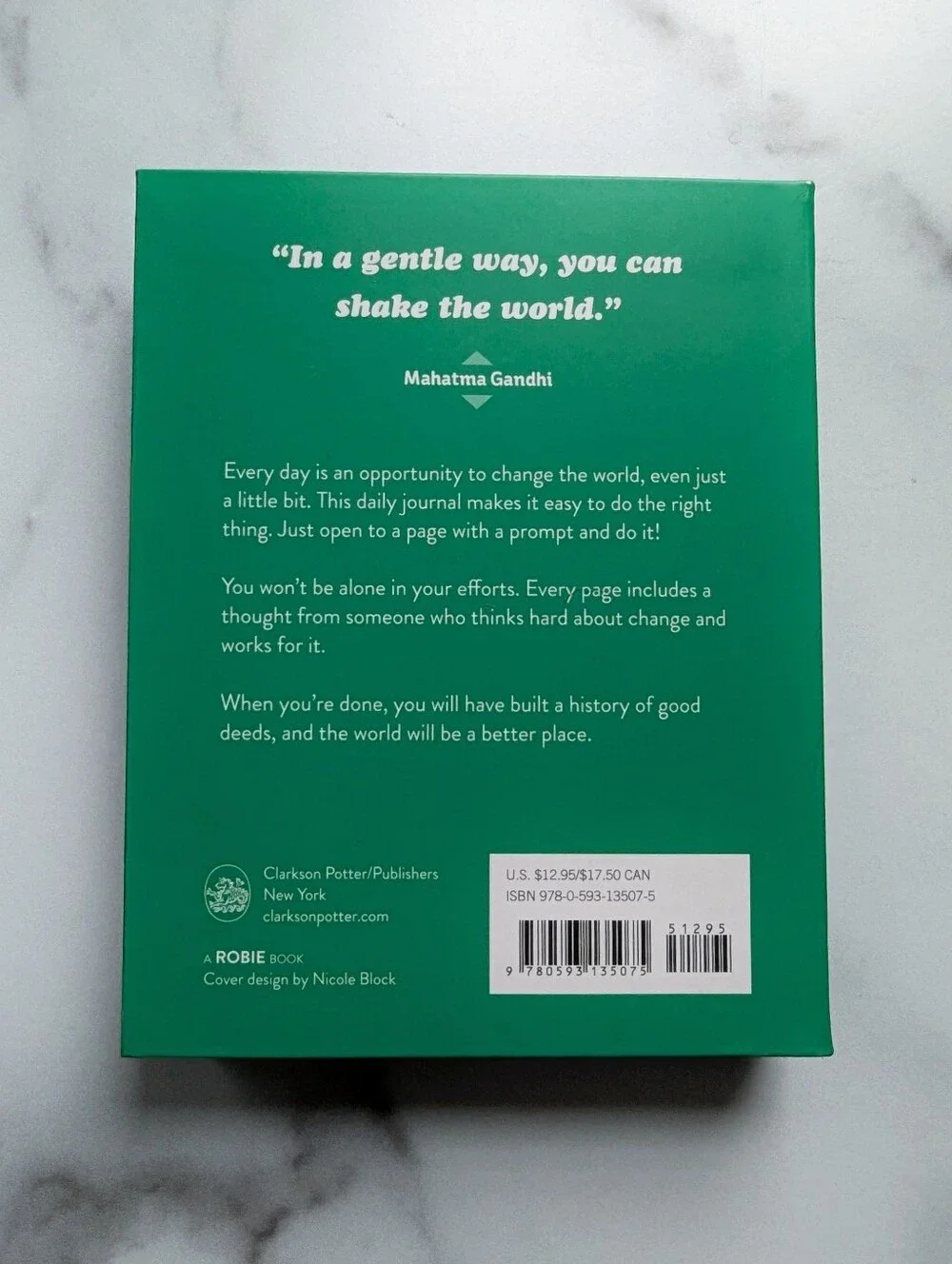 Do One Thing Every Day to Change the World: A Journal